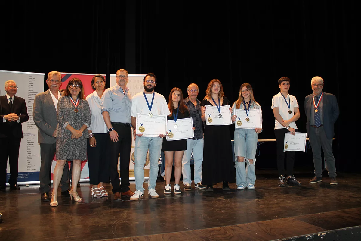 Les apprentis varois médaillés du Concours MAF 2024