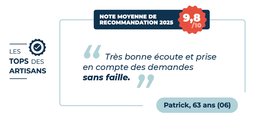 Témoignage Artisan