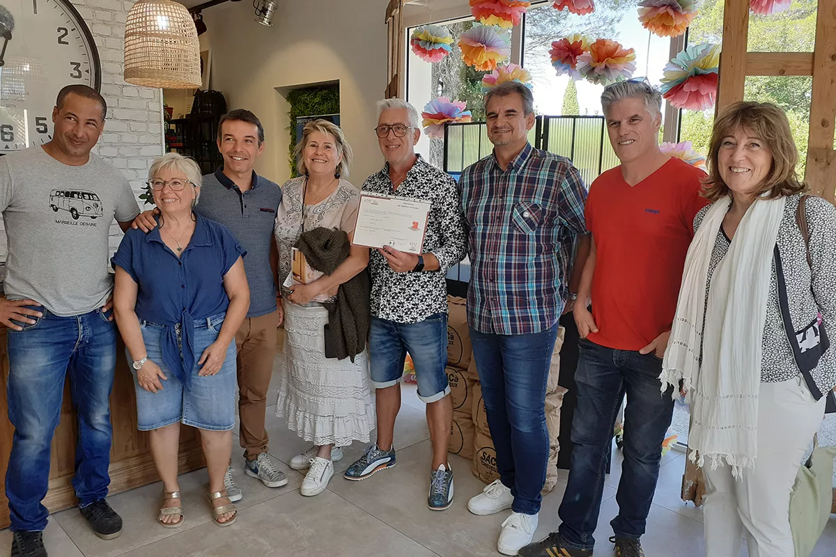 Remise des titres Maitre-Artisan à Velleron (84) - CMA PACA